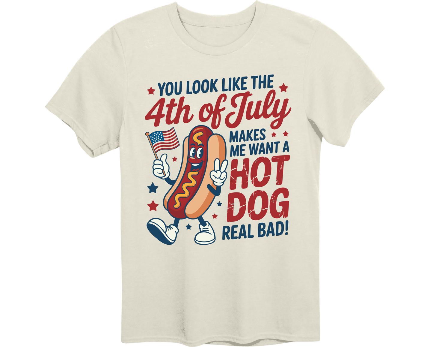 MAKES ME WANT A HOT DOG REAL BAD