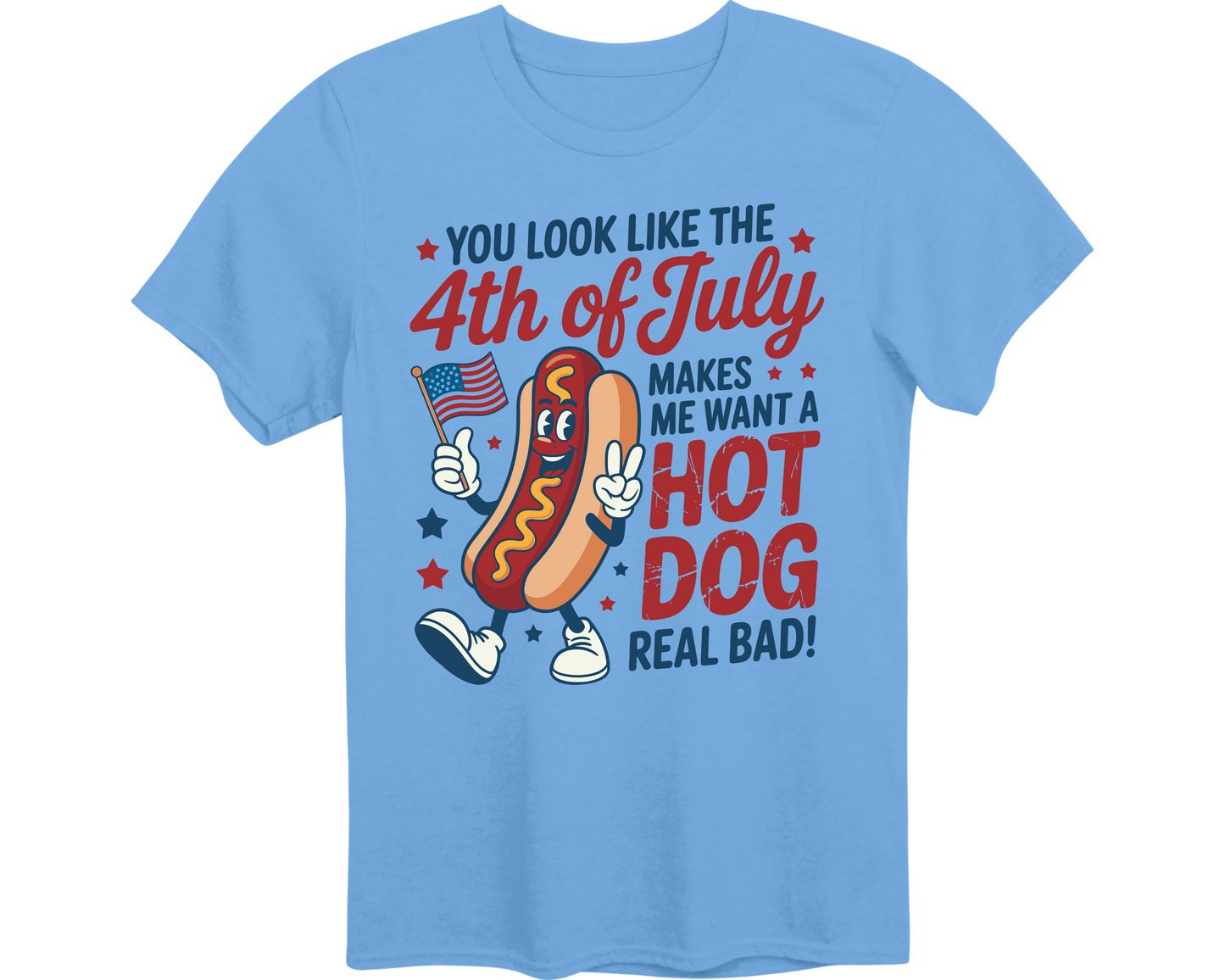 MAKES ME WANT A HOT DOG REAL BAD