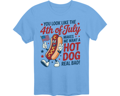 MAKES ME WANT A HOT DOG REAL BAD