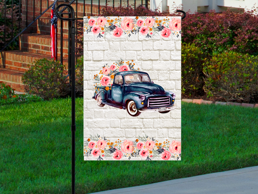 Spring/Summer Truck Customizable Yard Flag