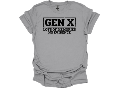 GEN X - LOTS OF MEMORIES NO EVIDENCE