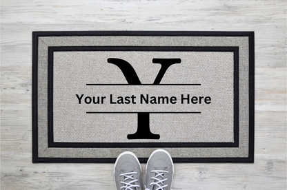 Personalized Family Name/Monogram Doormat