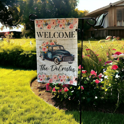 Spring/Summer Truck Customizable Yard Flag