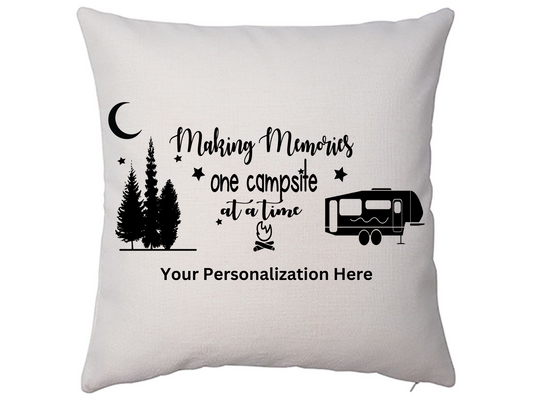 Personalized Camping Pillow